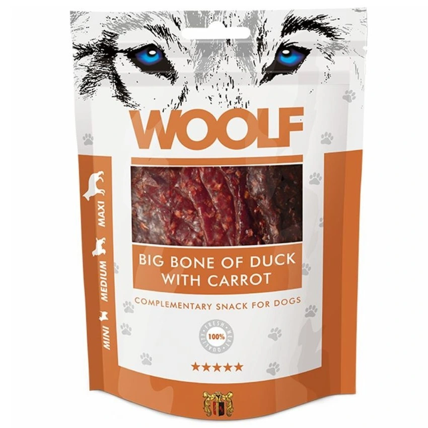 Woolf Hundesnack Big Bone med And og Gulerod